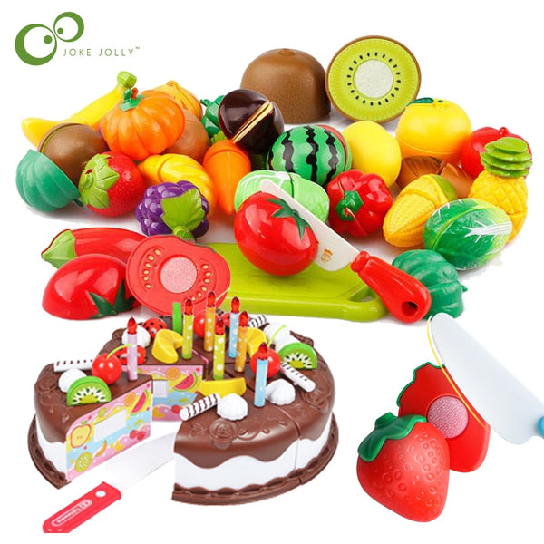 Pretend Play Set Plastic Food Toy DIY Cake Toy
