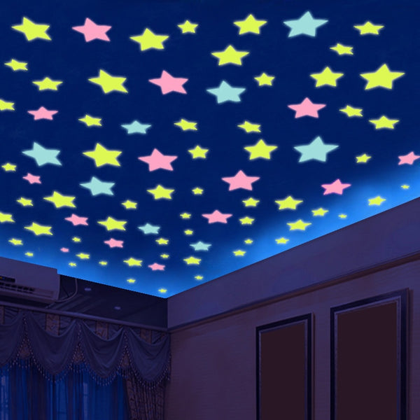 Bedroom children's room decoration100 luminous  stickers
