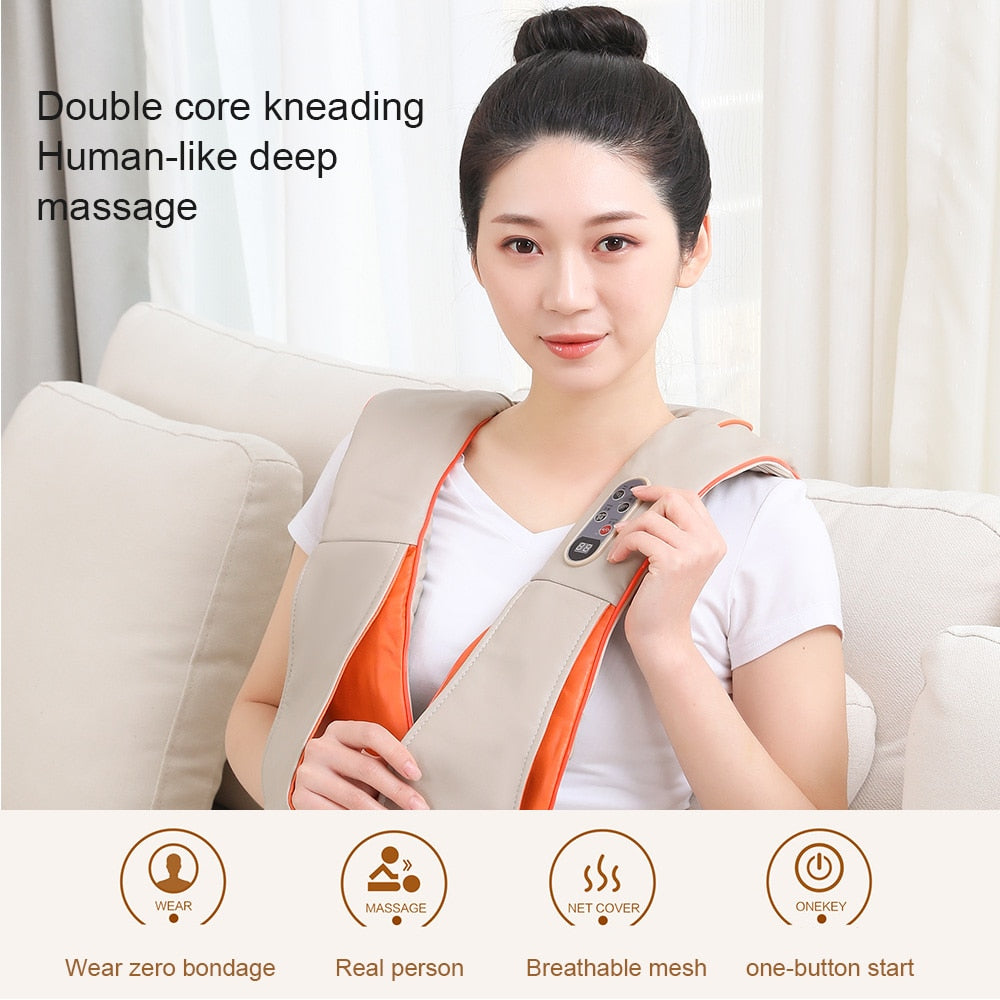 Electrical Massage Shiatsu Back Shoulder Body Neck Massager Multifunct –  RuckTuck